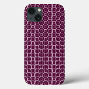 Roze en Paarse moderne cirkelpatroon Case-Mate iPhone Case