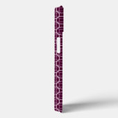 Roze en Paarse moderne cirkelpatroon Case-Mate iPhone Case (Achterkant / Rechts)
