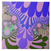 Roze en Paarse modus Tegeltje (Voorkant)