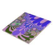 Roze en Paarse modus Tegeltje (Zijkant)