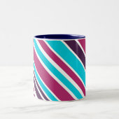 Roze en Paarse Mok met kraanband van twee toonaang (Center)