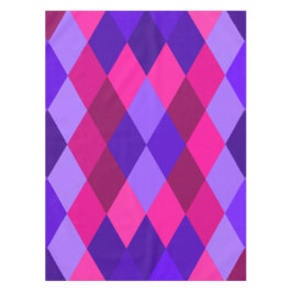 Roze en Paarse Mosaic Diamond Pattern Tafelkleed