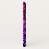 Roze en Paarse mousserende glitter Gemstenen Monog Case-Mate iPhone Case (Achterkant/links)