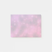 Roze en Paarse mousserende lampjes Post-it® Notes (Voorkant)