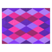 Roze en paarse mozaïek diamant patroon tafelkleed (Voorkant (Horizontaal))
