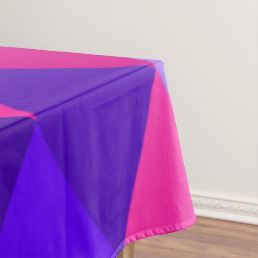 Roze en paarse mozaïek diamant patroon tafelkleed (Voorbeeld)