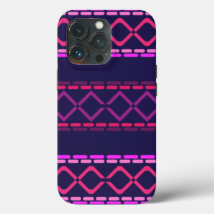 Roze en paarse naadloos tribal patroon Case-Mate iPhone case