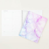 Roze en Paarse Ombre Marble | Aangepaste planner (Display)