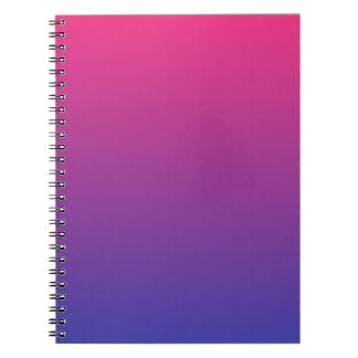 Roze en Paarse Ombre Patroon Notitieboek