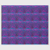 Roze en Paarse omlooppapier Cadeaupapier (Vlak)