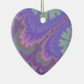 Roze en Paarse Paisley Keramisch Ornament (Rechts)