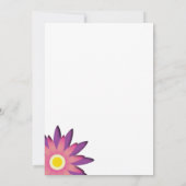 Roze en Paarse partij Kaart (Achterkant)