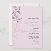 Roze en Paarse partij voor Paarse inzet Kaart (Voorkant)