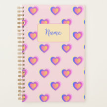 Roze en paarse pastel harten