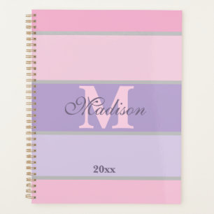 roze en paarse pastel iPhone / iPad hoes Planner