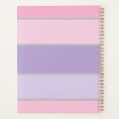 roze en paarse pastel iPhone / iPad hoes Planner (Achterkant)