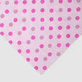 Roze en Paarse pastelpokadots Tissuepapier (Detail)