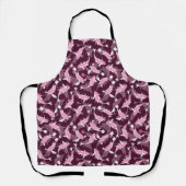 Roze en paarse patroon - Koi Karper Schort (Voorkant)