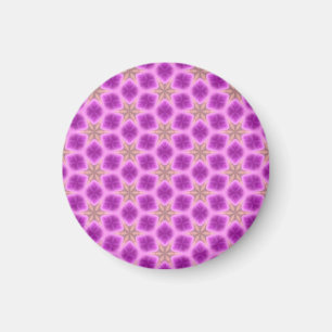 Roze en Paarse patroonmagneet Magneet
