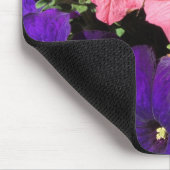 Roze en Paarse Petunias Muismat (Hoek)