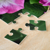 Roze en paarse petunies legpuzzel (Zijkant)