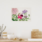 Roze en Paarse Phlox Flowers, gemaakt door Tanigam Poster (Keuken)