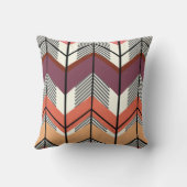 Roze en Paarse Pijl altijd rechts Kussen (Achterkant)