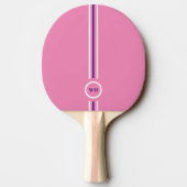  Roze en Paarse Ping Pong Paddle Tafeltennisbatje (Achterkant)