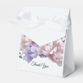 Roze en Paarse Pioen Favor Doos Bedankdoosjes