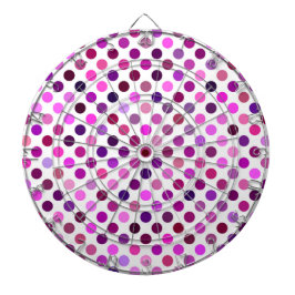 Roze en Paarse poka Dots Dartbord