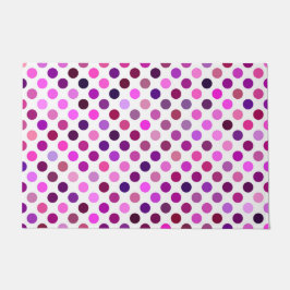 Roze en Paarse poka Dots Deurmat