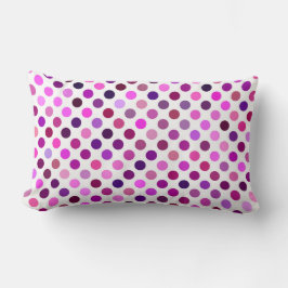 Roze en Paarse poka Dots Kussen
