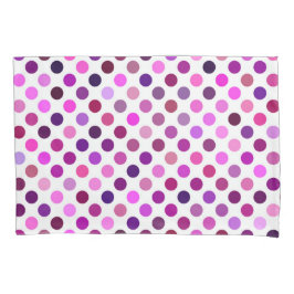 Roze en Paarse poka Dots Kussensloop