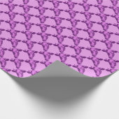 Roze en Paarse Pop Art Koe Cadeaupapier (Hoek)