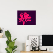 Roze en Paarse Poster (Thuiskantoor)