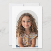 Roze en Paarse Regenboog & Harten Verjaardagsfeest Kaart (Achterkant)