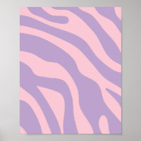 Roze en Paarse retro lijnen