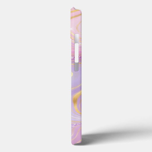 Roze en Paarse ridescent Agate C Case-Mate iPhone Case (Achterkant / Links)