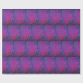 Roze en Paarse robotarpapier Cadeaupapier (Vlak)