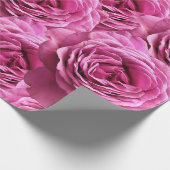 Roze en paarse rozen cadeaupapier (Hoek)