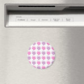 Roze en paarse rozen magneet (Insitu (Vaatwasser))