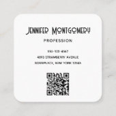 Roze en Paarse ruimte en sterren Faux Galaxy Vierkante Visitekaartje (Achterkant)