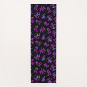 Roze en Paarse ruimtedraken Yogamat