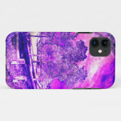 Roze en Paarse Scene iPhone 5 Hoesje (Achterkant (horizontaal))