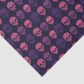 Roze en Paarse schedel afdrukken Tissuepapier (Detail)