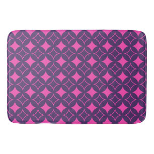 Roze en paarse schilfers badmat