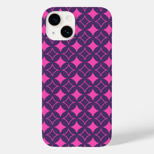Roze en paarse schilfers Case-Mate iPhone case (Achterkant)