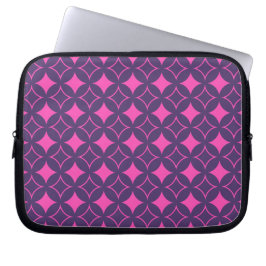 Roze en paarse schilfers laptop sleeve