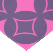 Roze en paarse schilfers tafelkleed (Gekanteld)