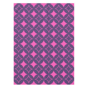Roze en paarse schilfers tafelkleed
